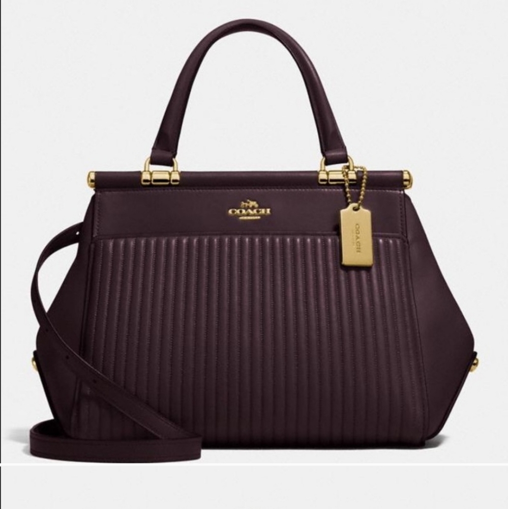 RARE 💫 Coach Grace Oxblood Bag
